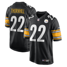 Джерси Pittsburgh Steelers Juan Thornhill Nike Black Team Game Джерси Pittsburgh Steelers Juan Thornhill Nike Black Team Game