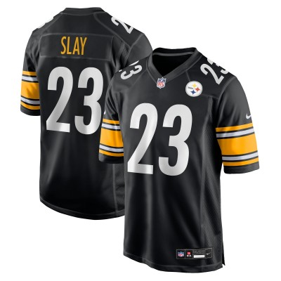 Pittsburgh Steelers Darius Slay Nike Black Team Game Jersey