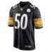Pittsburgh Steelers Malik Harrison Nike Black Team Game Jersey