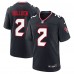 Игровая джерси Houston Texans Calen Bullock Nike Navy Team Game
