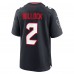 Игровая джерси Houston Texans Calen Bullock Nike Navy Team Game