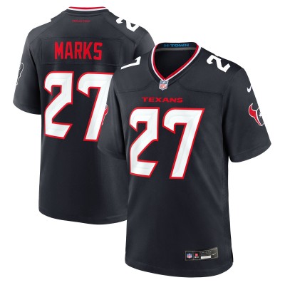 Игровая джерси Houston Texans Woody Marks Nike Navy Team Game