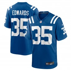 Indianapolis Colts Johnathan Edwards Nike Royal Team Game Jersey
