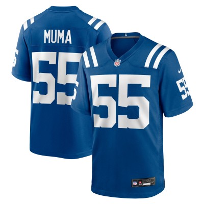 Indianapolis Colts Chad Muma Nike Royal Team Game Jersey