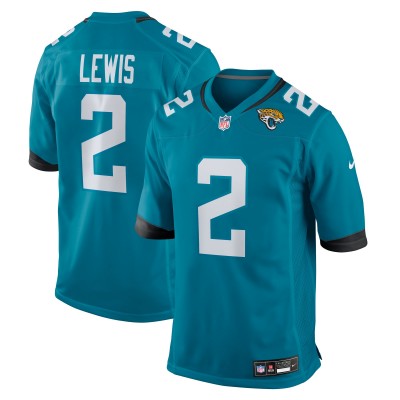 Jacksonville Jaguars Jourdan Lewis Nike Teal Team Game Jersey