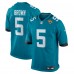 Jacksonville Jaguars Dyami Brown Nike Teal Team Game Jersey