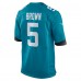 Jacksonville Jaguars Dyami Brown Nike Teal Team Game Jersey