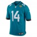 Jacksonville Jaguars Nick Mullens Nike Teal Team Game Jersey