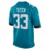 Jacksonville Jaguars Bhayshul Tuten Nike Teal Team Game Jersey