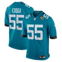 Jacksonville Jaguars Chuma Edoga Nike Teal Team Game Jersey