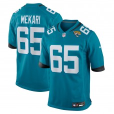Jacksonville Jaguars Patrick Mekari Nike Teal Team Game Jersey
