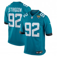 Jacksonville Jaguars Danny Striggow Nike Teal Team Game Jersey