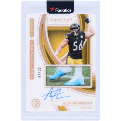 Alex Highsmith Pittsburgh Steelers Autographed 2024 Panini Immaculate Cleat Impressions #CIA-AHH #4/25 Card