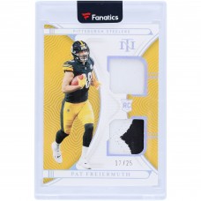 Pat Freiermuth Pittsburgh Steelers 2021 Panini National Treasures Holo Silver Rookie Dual Dual-Color Relic #RDM-32 #17/25 Rookie Card