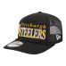 Бейсболка Pittsburgh Steelers New Era Black Throwback Foam 19TWENTY
