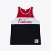 Atlanta Falcons Mitchell & Ness Black/Red Head Coach Tank Top