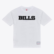 Футболка Buffalo Bills Mitchell & Ness White Monochrome