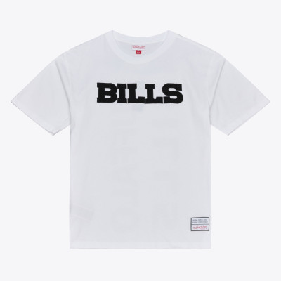 Футболка Buffalo Bills Mitchell & Ness White Monochrome