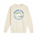 Unisex Los Angeles Chargers The Wild Collective Cream Charger Power Fleece Sweatshirt