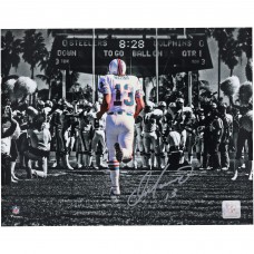 Dan Marino Miami Dolphins Autographed Fanatics Authentic 11 x 14 Jog Out Spotlight Photograph