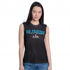 Женская Super Bowl LX G-III 4Her by Carl Banks Black Close Call Ribbed Tri-Blend Tank Top Женская Super Bowl LX G-III 4Her by Carl Banks Black Close Call Ribbed Tri-Blend Tank Top