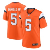 Denver Broncos Trent Sherfield Sr. Nike Orange Team Game Jersey