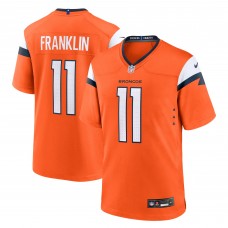 Denver Broncos Troy Franklin Nike Orange Team Game Jersey