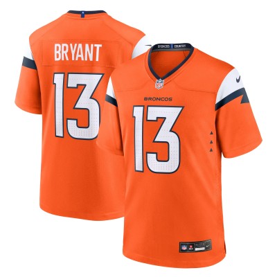 Denver Broncos Pat Bryant Nike Orange Team Game Jersey