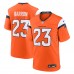 Denver Broncos Jahdae Barron Nike Orange Team Game Jersey Denver Broncos Jahdae Barron Nike Orange Team Game Jersey