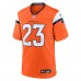 Denver Broncos Jahdae Barron Nike Orange Team Game Jersey