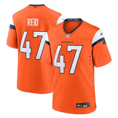 Denver Broncos Karene Reid Nike Orange Team Game Jersey