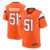 Denver Broncos Que Robinson Nike Orange Team Game Jersey