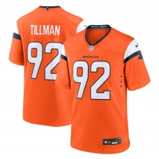 Denver Broncos Dondrea Tillman Nike Orange Team Game Jersey