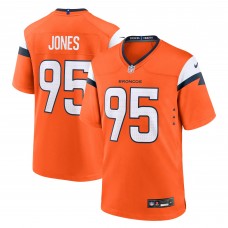 Denver Broncos Saivion Jones Nike Orange Team Game Jersey