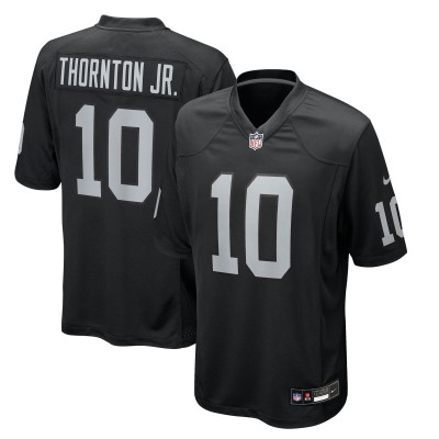Las Vegas Raiders Donte Thornton Jr. Nike Black Team Game Jersey