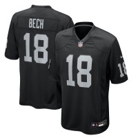 Las Vegas Raiders Jack Bech Nike Black Team Game Jersey