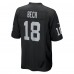Las Vegas Raiders Jack Bech Nike Black Team Game Jersey