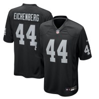 Las Vegas Raiders Tommy Eichenberg Nike Black Team Game Jersey