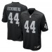 Las Vegas Raiders Tommy Eichenberg Nike Black Team Game Jersey