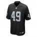 Las Vegas Raiders Charles Snowden Nike Black Team Game Jersey