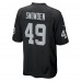 Las Vegas Raiders Charles Snowden Nike Black Team Game Jersey