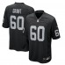 Las Vegas Raiders Charles Grant Nike Black Team Game Jersey