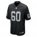 Las Vegas Raiders Charles Grant Nike Black Team Game Jersey