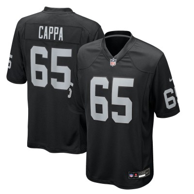 Las Vegas Raiders Alex Cappa Nike Black Team Game Jersey