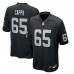 Las Vegas Raiders Alex Cappa Nike Black Team Game Jersey
