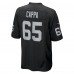 Las Vegas Raiders Alex Cappa Nike Black Team Game Jersey