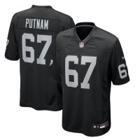 Las Vegas Raiders Will Putnam Nike Black Team Game Jersey