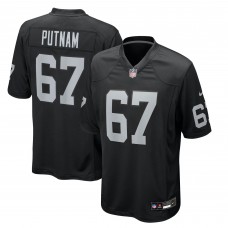 Las Vegas Raiders Will Putnam Nike Black Team Game Jersey