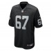 Las Vegas Raiders Will Putnam Nike Black Team Game Jersey