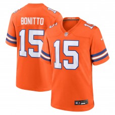 Игровая джерси Denver Broncos Nik Bonitto Nike Orange Alternate 2 Mile High Collection 1977 Throwback Game